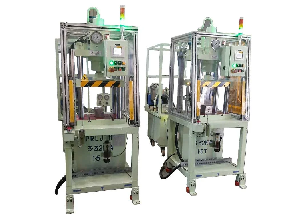 Hydro pneumatic presses